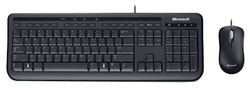 Комплект клавиатура + мышь Microsoft Wired Desktop 600 Black USB