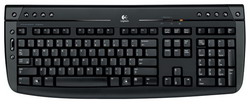  Logitech Pro 2000 Cordless Keyboard Black USB