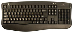  Oklick 340 M Office Keyboard Black USB+PS/2