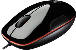  Logitech LS1 Laser Mouse Black-Orange USB
