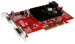  PowerColor Radeon HD 3450 600 Mhz AGP 512 Mb 666 Mhz 64 bit DVI HDCP