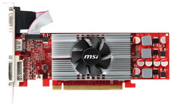  MSI GeForce GT 240 550 Mhz PCI-E 2.0 1024 Mb 900 Mhz 128 bit DVI HDMI HDCP