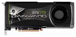 Видеокарта Gainward GeForce GTX 570 732Mhz PCI-E 2.0 1280Mb 3800Mhz 320 bit 2xDVI Mini-HDMI HDCP
