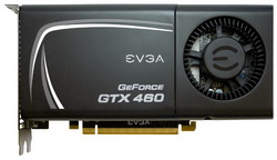  EVGA GeForce GTX 460 763Mhz PCI-E 2.0 1024Mb 3800Mhz 256 bit 2xDVI Mini-HDMI HDCP EE