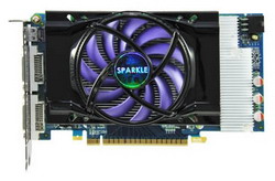  Sparkle GeForce GTS 450 783Mhz PCI-E 2.0 512Mb 3608Mhz 128 bit 2xDVI Mini-HDMI HDCP