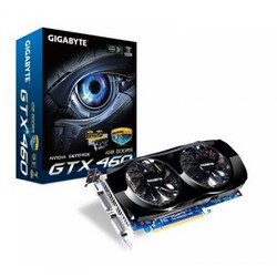 Видеокарта Gigabyte GeForce GTX 460 675Mhz PCI-E 2.0 1024Mb 3600Mhz 256 bit 2xDVI Mini-HDMI HDCP