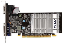 Видеокарта MSI GeForce 8400 GS 520Mhz PCI-E 512Mb 1100Mhz 64 bit DVI HDCP