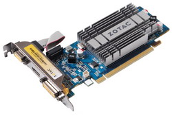 Видеокарта Zotac GeForce 8400 GS 520Mhz PCI-E 1024Mb 1200Mhz 64 bit DVI HDMI HDCP