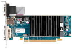  HIS Radeon HD 6450 625Mhz PCI-E 2.1 1024Mb 1000Mhz 64 bit DVI HDMI HDCP Silent