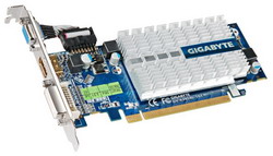  Gigabyte Radeon HD 5450 650Mhz PCI-E 2.1 1024Mb 1333Mhz 64 bit DVI HDMI HDCP Silent
