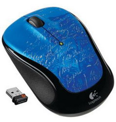  Logitech Wireless Mouse M325 Blue-Black USB