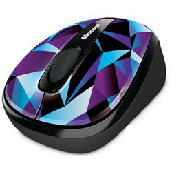  Microsoft Wireless Mobile Mouse 3500 Artist Edition Matt Moore Blue-Black USB