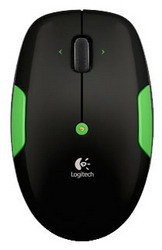  Logitech Wireless Mouse M345 Black-Green USB