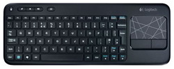  Logitech Wireless Touch Keyboard K400 Black USB
