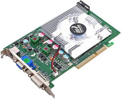 Видеокарта InnoVISION GeForce 7600 GT 560Mhz AGP 256Mb 1400Mhz 128 bit DVI TV YPrPb