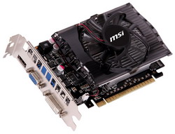  MSI GeForce GT 630 810Mhz PCI-E 2.0 2048Mb 1000Mhz 128 bit DVI HDMI HDCP
