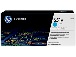 Лазерный картридж HP CE341A голубой