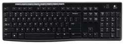 Комплект клавиатура + мышь Logitech Wireless Combo MK270 Black USB