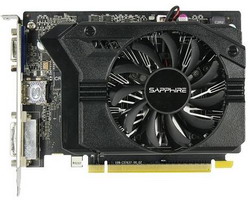  Sapphire Radeon R7 250 1000Mhz PCI-E 3.0 1024Mb 4600Mhz 128 bit DVI HDMI HDCP