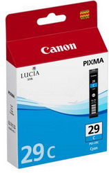 Струйный картридж Canon PGI-29C голубой