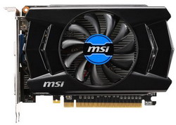 Видеокарта MSI GeForce GTX 750 1059Mhz PCI-E 3.0 2048Mb 5000Mhz 128 bit DVI HDMI HDCP