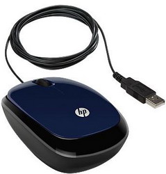  HP X1200 Revolutionary H6F00AA Wired Mouse Blue USB