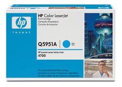 Лазерный картридж HP Q5951A голубой
