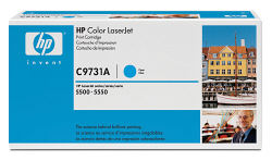 Интеллектуальный картридж HP C9731A голубой