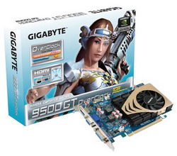  Gigabyte GeForce 9500GT / PCI-E 2.0 x16