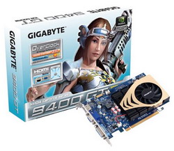  Gigabyte GeForce 9400GT / PCI-E 2.0 x16