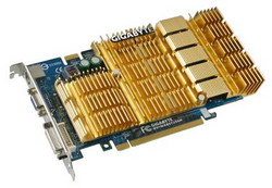  Gigabyte Radeon X1550 550 Mhz PCI-E 256 Mb 800 Mhz 128 bit DVI TV YPrPb