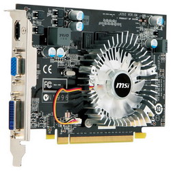  MSI GeForce GT 220 625 Mhz PCI-E 2.0 512 Mb 810 Mhz 128 bit DVI HDMI HDCP