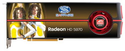  Sapphire HD5970 2GB GDDR5 PCIE (OC Edition)