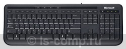 Клавиатура Microsoft Wired Keyboard 600 Black USB ANB-00018 фото #1