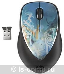  HP H2F43AA X4000 Cowa Bunga Mouse Black-Blue USB  #1
