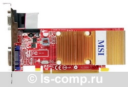  MSI Radeon HD 4350 600 Mhz PCI-E 2.0 512 Mb 1000 Mhz 64 bit DVI HDCP R4350-D512H  #1