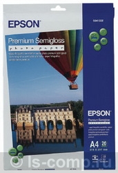 Epson  C13S041332 A4 Premium Semigloss Photo (20 )  #1