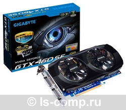  Gigabyte GeForce GTX 460 SE 730Mhz PCI-E 2.0 1024Mb 3400Mhz 256 bit 2xDVI Mini-HDMI HDCP GV-N460SE-1GI  #1