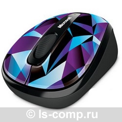  Microsoft Wireless Mobile Mouse 3500 Artist Edition Matt Moore Blue-Black USB GMF-00130  #1