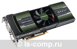 Видеокарта Gigabyte GeForce GTX 590 607Mhz PCI-E 2.0 3072Mb 3414Mhz 768 bit 3xDVI HDCP GV-N590D5-3GD-B фото #1