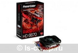  PowerColor Radeon HD 6670 800Mhz PCI-E 2.1 1024Mb 1333Mhz 128 bit DVI HDMI HDCP AX6670 1GBK3-H  #1