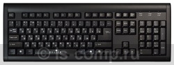  Oklick 120 M Standard Keyboard Black PS/2 120M-P-B  #1
