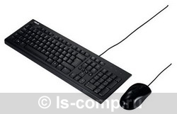 Комплект клавиатура + мышь Asus U2000 Black USB 90-XB1000KM00050- фото #1