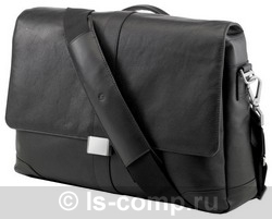    HP Elite Leather Messenger Case 15.6" Black AX676AA  #1