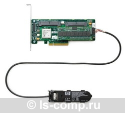 HP Smart Array P400/256Mb Supports RAID 0/1+0/5 (8 link: 2 int (SFF8484) x4 wide port connectors SAS) PCI-E 405132-B21  #1