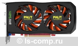  Palit GeForce GTX 560 Ti 822Mhz PCI-E 2.0 2048Mb 4008Mhz 256 bit 2xDVI HDMI HDCP NE5X56T01142-1041F  #1