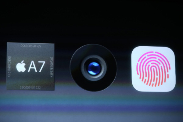 �������� iPhone 5, Apple ������ ������ �� ��������� A7, ������������ ������ � ����� ������� �������������� Touch ID