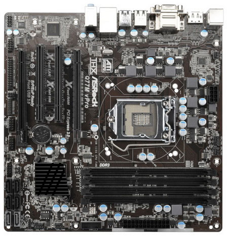 ASRock Q77M vPro: системная плата для ПК корпоративного класса ASRock Q77M vPro: системная плата для ПК корпоративного класса