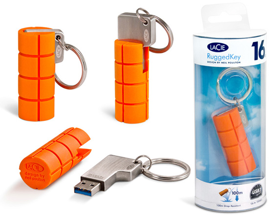 Ударопрочная флешка LaCie RuggedKey Ударопрочная флешка LaCie RuggedKey