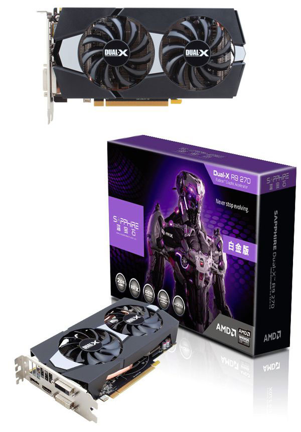 Ускоритель Sapphire Radeon R9 270 Boost OC Edition Ускоритель Sapphire Radeon R9 270 Boost OC Edition